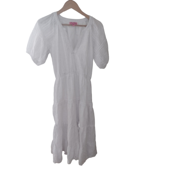 Betsey Johnson Dresses & Skirts - Betsey Johnson Ruffled Confetti Midi Dress